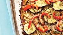 Potato-Crust Pizza with Roasted Eggplant & Peppers Potato-Crust Pizza with Roasted Eggplant & Peppers