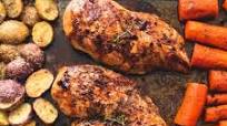 Sheet Pan Balsamic Chicken with Potatoes and Carrots Sheet Pan Balsamic Chicken with Potatoes and Carrots