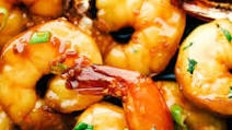 Sticky Honey Garlic Butter Shrimp Sticky Honey Garlic Butter Shrimp