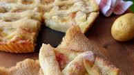 Crostata di patate con prosciutto e mozzarella Crostata di patate con prosciutto e mozzarella