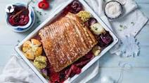 Crispy Pork Belly Roast with a Spicy Plum Sauce Crispy Pork Belly Roast with a Spicy Plum Sauce