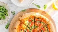 Fresh Tomato, Arugula, and Feta Pizza Fresh Tomato, Arugula, and Feta Pizza