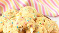 Confetti Vanilla Pudding Cookies Confetti Vanilla Pudding Cookies