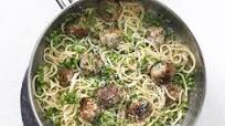 Springtime spaghetti & meatballs Springtime spaghetti & meatballs