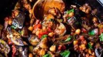 Moroccan Eggplant Chickpea Tagine Moroccan Eggplant Chickpea Tagine