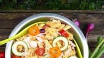 Lighter Salmon Pasta Salad with Greek Yoghurt Dressing Lighter Salmon Pasta Salad with Greek Yoghurt Dressing