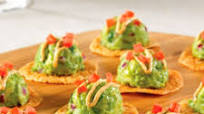 Mexican Cheese Crisps with Avocado Mexican Cheese Crisps with Avocado