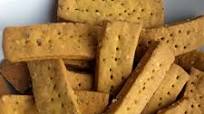 Baked Chickpea Crackers Baked Chickpea Crackers