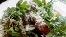 Pork Belly and Morel Spring Salad Pork Belly and Morel Spring Salad