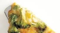 Broccoli-Cheddar Quiche Broccoli-Cheddar Quiche