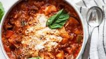 Slow-Cooker Lasagna Soup (dairy free, gluten free) Slow-Cooker Lasagna Soup (dairy free, gluten free)