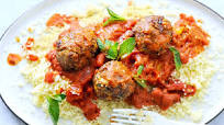 Chickpea and Beef Meatball Tagine Chickpea and Beef Meatball Tagine