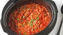 Crock Pot Spaghetti Crock Pot Spaghetti