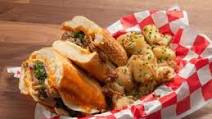 Italian Pork Sandwich with Broccoli Rabe and Sharp Provolone Italian Pork Sandwich with Broccoli Rabe and Sharp Provolone