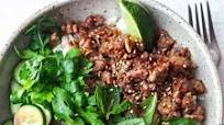 Ginger Pork Rice Bowls Ginger Pork Rice Bowls