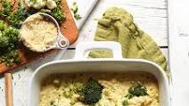 Cheesy Cauliflower Rice & Broccoli Bake Cheesy Cauliflower Rice & Broccoli Bake