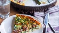 Spinach and bacon quiche Spinach and bacon quiche