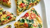 Frittata (with Bacon Spinach Tomato and Swiss) Frittata (with Bacon Spinach Tomato and Swiss)