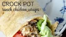 Crock Pot Ranch Chicken Wraps Crock Pot Ranch Chicken Wraps
