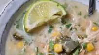 Instant Pot Chicken and Poblano Soup Instant Pot Chicken and Poblano Soup