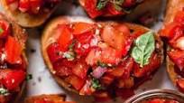 Balsamic bruschetta普切塔意大利开胃菜 Balsamic bruschetta普切塔意大利开胃菜