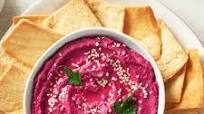 Roasted Beet Hummus with Horseradish Roasted Beet Hummus with Horseradish