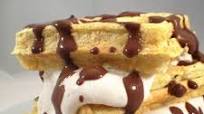 Orange Butterscotch Waffles Orange Butterscotch Waffles