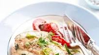 Parmesan-Stuffed Chicken and Melted Strawberries Parmesan-Stuffed Chicken and Melted Strawberries