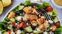 Loaded Greek Salad with Chicken & Avocado Loaded Greek Salad with Chicken & Avocado