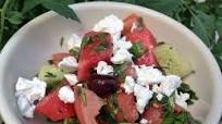 Greek Style Watermelon Salad Greek Style Watermelon Salad