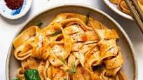 Easy Homemade Noodles with Spicy Peanut Sauce Easy Homemade Noodles with Spicy Peanut Sauce