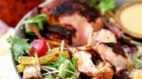 Easy Blackened Salmon Caesar Salad Easy Blackened Salmon Caesar Salad