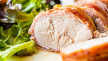 Air Fryer Bacon Wrapped Pork Tenderloin Air Fryer Bacon Wrapped Pork Tenderloin