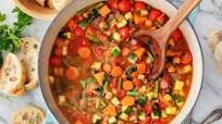 Many-Veggie Vegetable Soup Many-Veggie Vegetable Soup