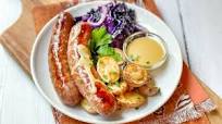 Sheet Pan German Bratwurst, Potatoes and Cabbage Sheet Pan German Bratwurst, Potatoes and Cabbage