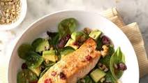 Balsamic-Salmon Spinach Salad Balsamic-Salmon Spinach Salad