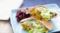 Chicken Shawarma with Tzatziki, Hummus & Beet Salad Chicken Shawarma with Tzatziki, Hummus & Beet Salad