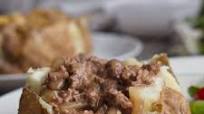 Stroganoff baked potatoes Stroganoff baked potatoes