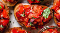 Bruschetta with Tomato and Basil Bruschetta with Tomato and Basil