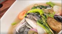Salmon Head Sinigang sa Miso Salmon Head Sinigang sa Miso