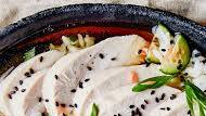 Confetti Rice with Chicken in Spicy Garlic Broth Confetti Rice with Chicken in Spicy Garlic Broth