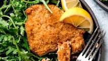 Air Fryer Chicken Milanese with Arugula Air Fryer Chicken Milanese with Arugula