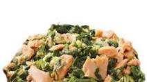 Spinach-and-Salmon Scramble Spinach-and-Salmon Scramble