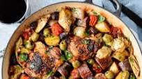 Roasted Mediterranean Chicken Thighs Roasted Mediterranean Chicken Thighs