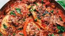 Creamy Skillet Chicken Cacciatore Creamy Skillet Chicken Cacciatore