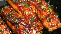 Maple Soy Glazed Salmon Maple Soy Glazed Salmon