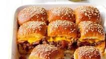 Bacon Cheeseburger Slider Bake Bacon Cheeseburger Slider Bake