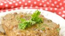 Thick Cut Pork Chops in Parmesan Basil Cream Sauce Thick Cut Pork Chops in Parmesan Basil Cream Sauce