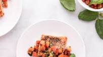 Italian Salmon with Tomato Basil Salsa Italian Salmon with Tomato Basil Salsa