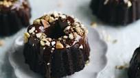 Mini Dark Chocolate Espresso Bundt Cakes Mini Dark Chocolate Espresso Bundt Cakes